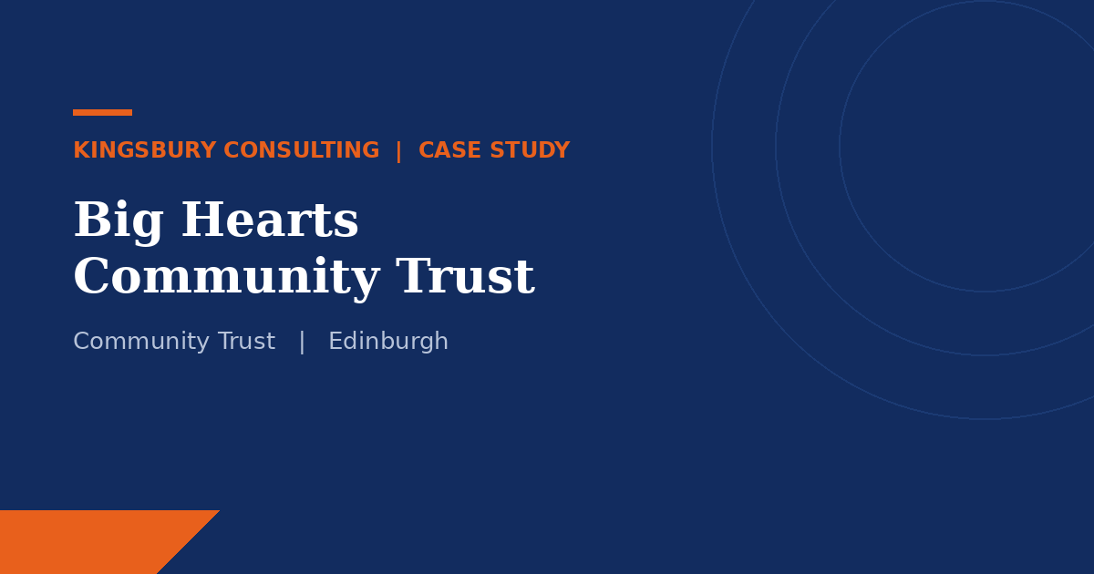 Big Hearts Community Trust case study